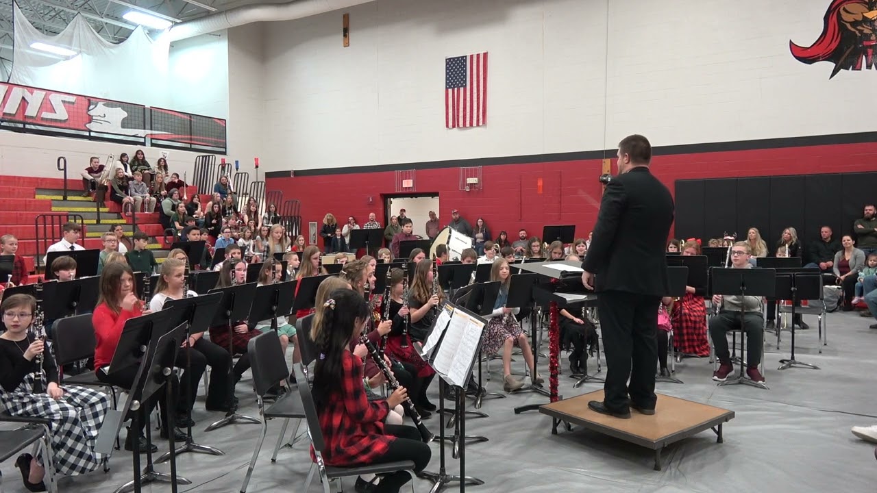 Tusky Valley 5th Grade Band - Good King Wenceslas- 2022 Christmas Concert