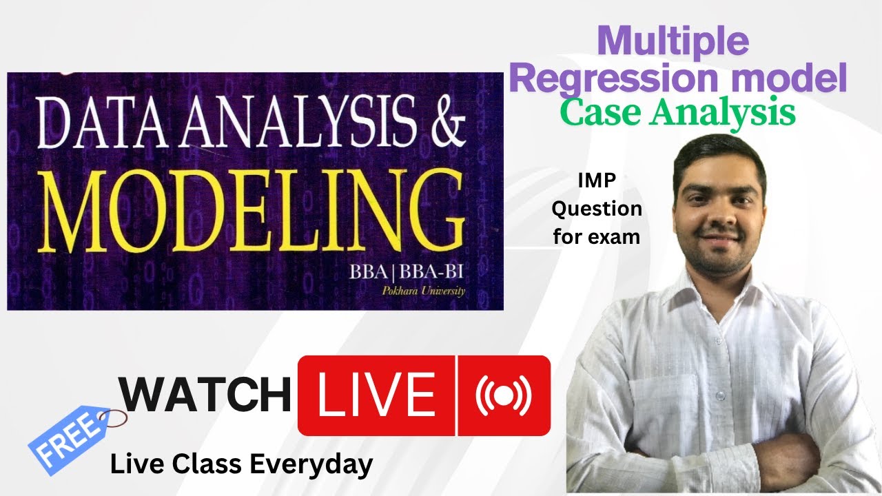 Multiple Regression Model Live Practice | Most Expected Questions in Exams