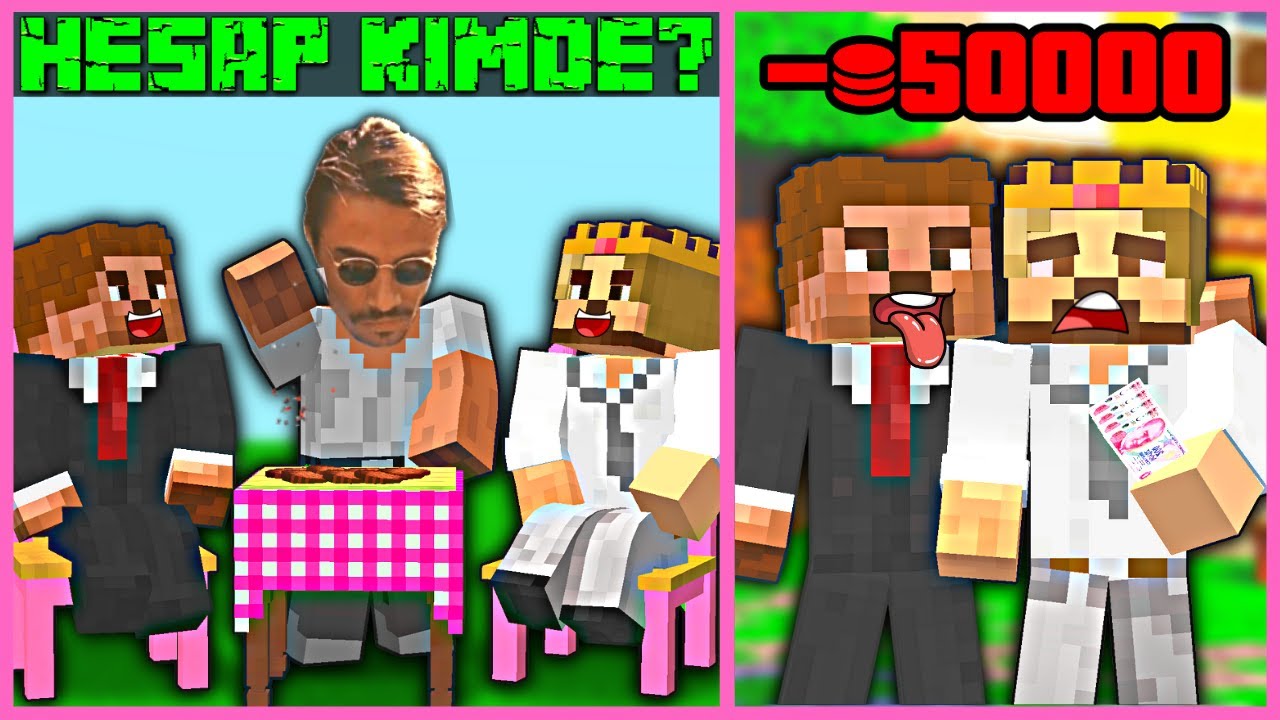 ZENGİNLE FAKİR HESAP KİMDE OYNUYOR! 😂 - Minecraft