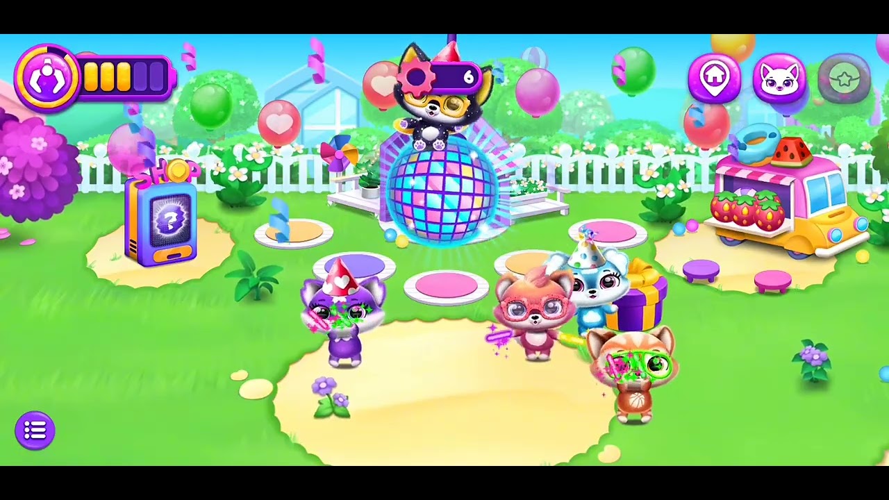 Jugando Fluvsies Merge Party 