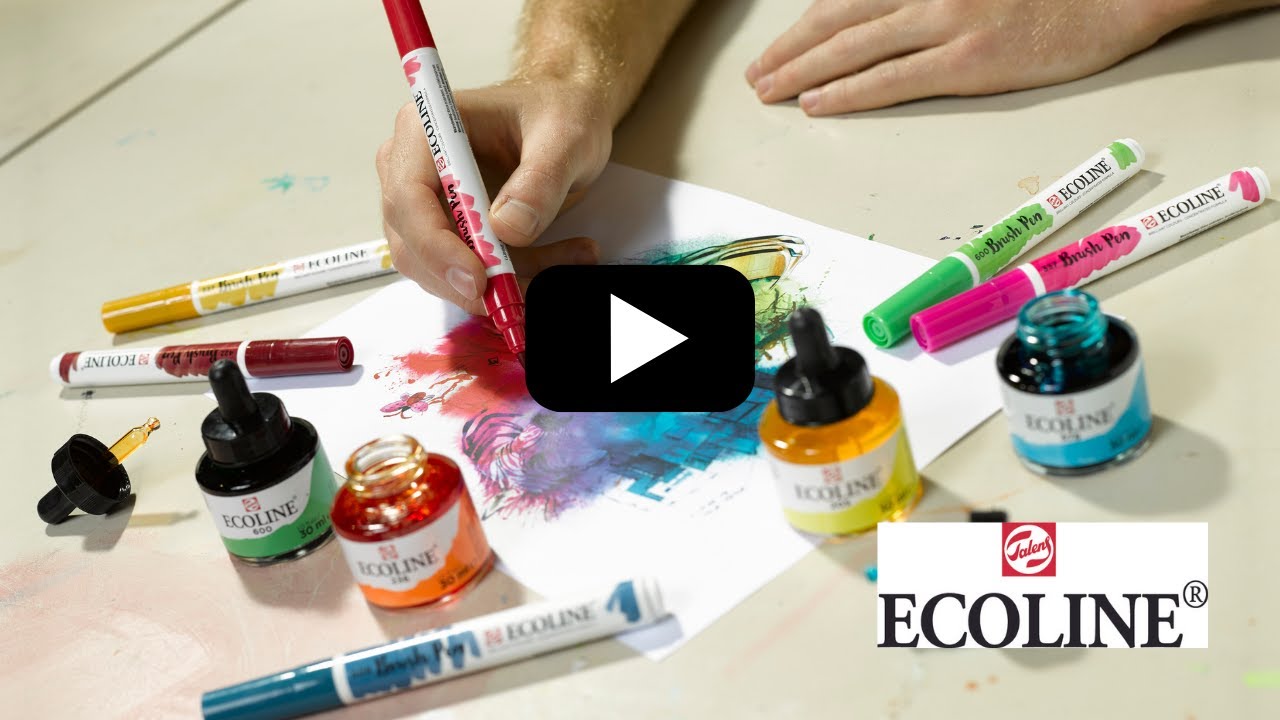 Encres Ecoline de chez Talens