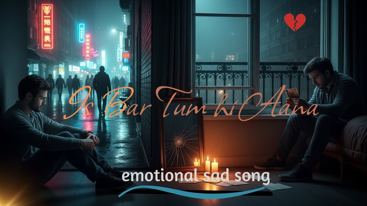 Is bar tum he Aana “اس بار تم ہی آنا | Sad Night Emotional Raspy Male Song | Urdu Hindi”  💔 2025