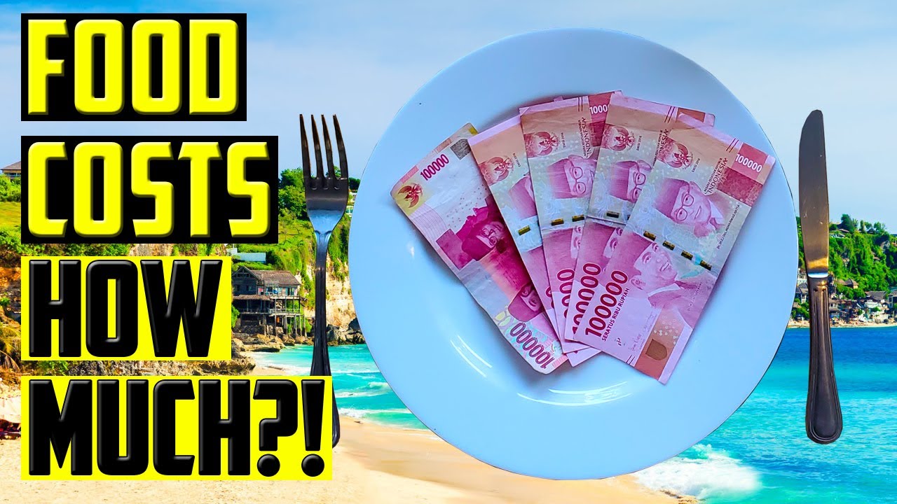 COST of FOOD | Dining Out | BALI Indonesia