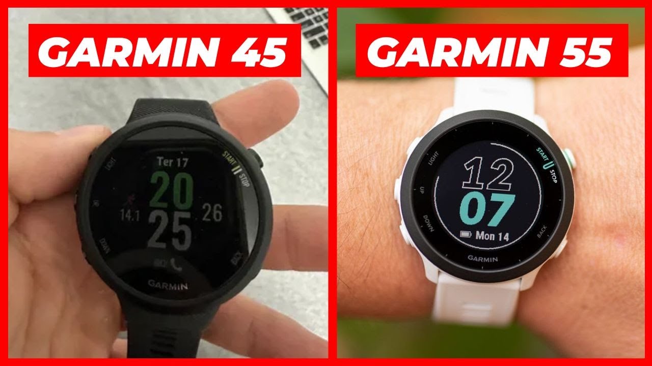 Forerunner 45 vs Forerunner 55: Qual Garmin Devo Escolher?