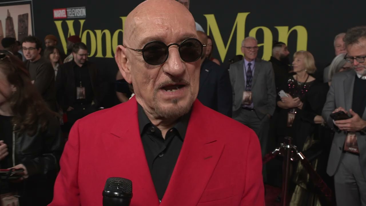 WONDER MAN: Sir Ben Kigsley at LA launch event | ScreenSlam