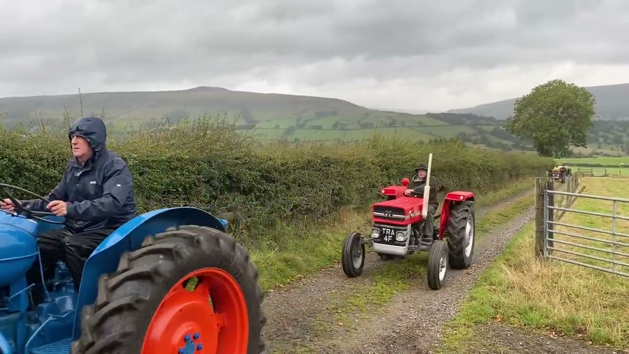 Malcolm tractor run hope valley Derbyshire part 1 15-09-24