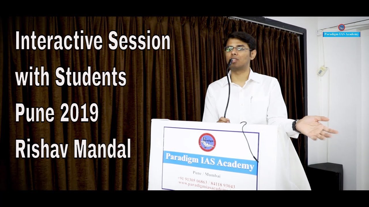 Interactive Session With Students By Rishav Mandal | AIR 58 | CSE-2018 | Part -1