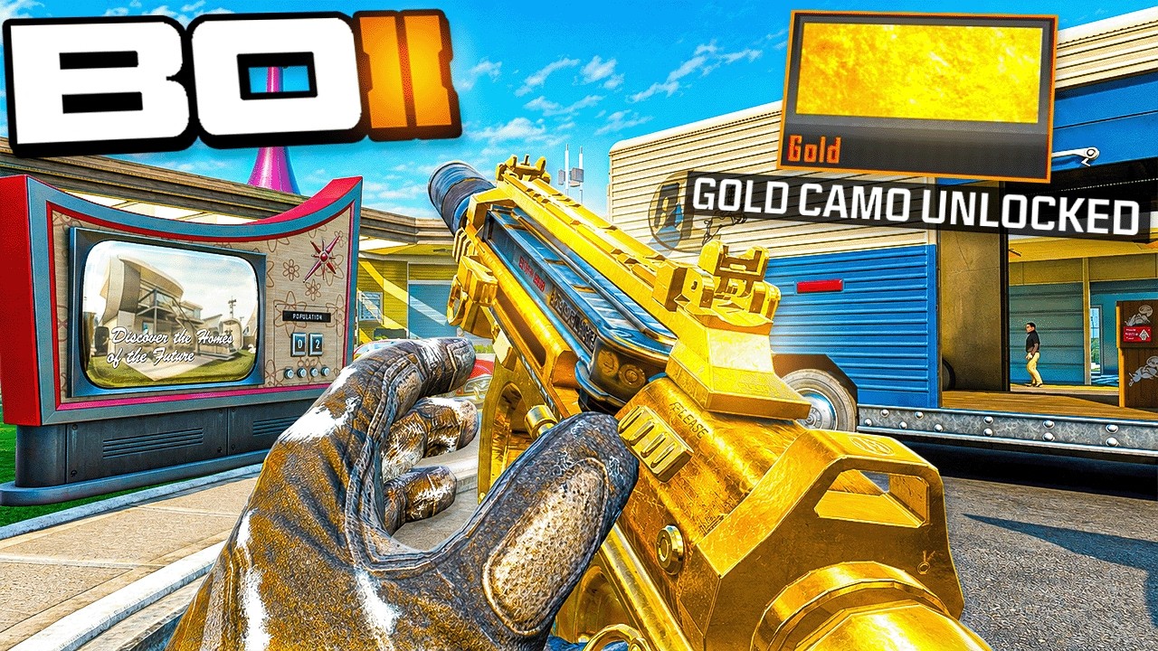 ODBLOKOWYWANIE ZŁOTEGO KAMUFLAŻU w BLACK OPS 2 13 LAT P&Oacute;ŹNIEJ..