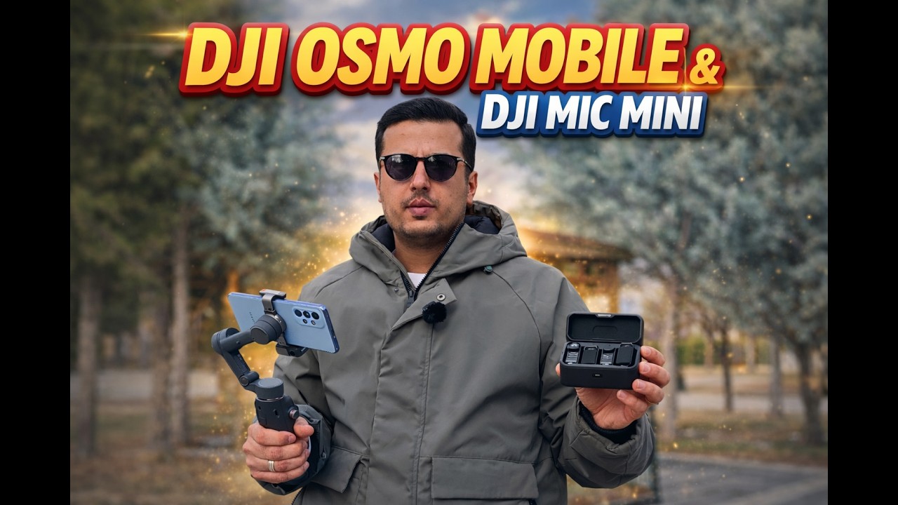 Dji Osmo Mobile 8 ve Dji Mic Mini Kutu Açılışı