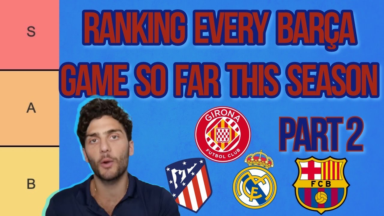 Ranking Every Barca Game So Far this Season (Pt2)