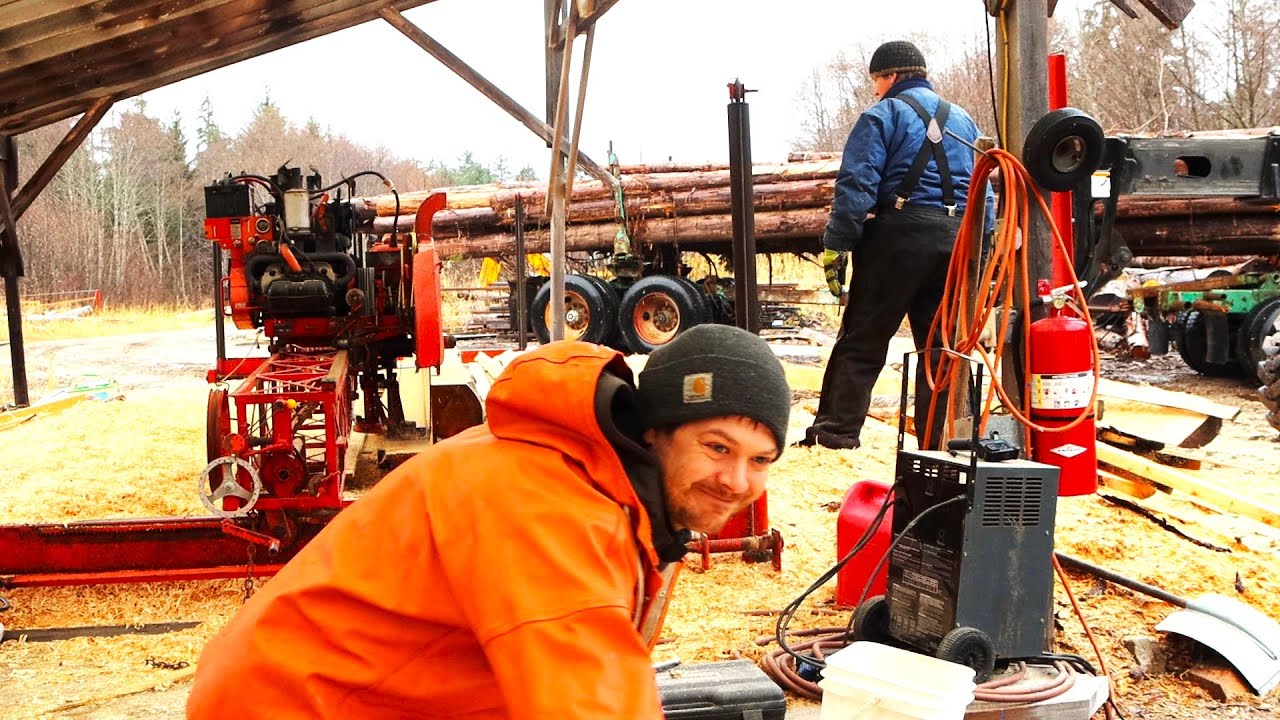 Logging with Sterling - Do We Complete our Lumber Order Ontime for the Barge? - Sawmill Alaska