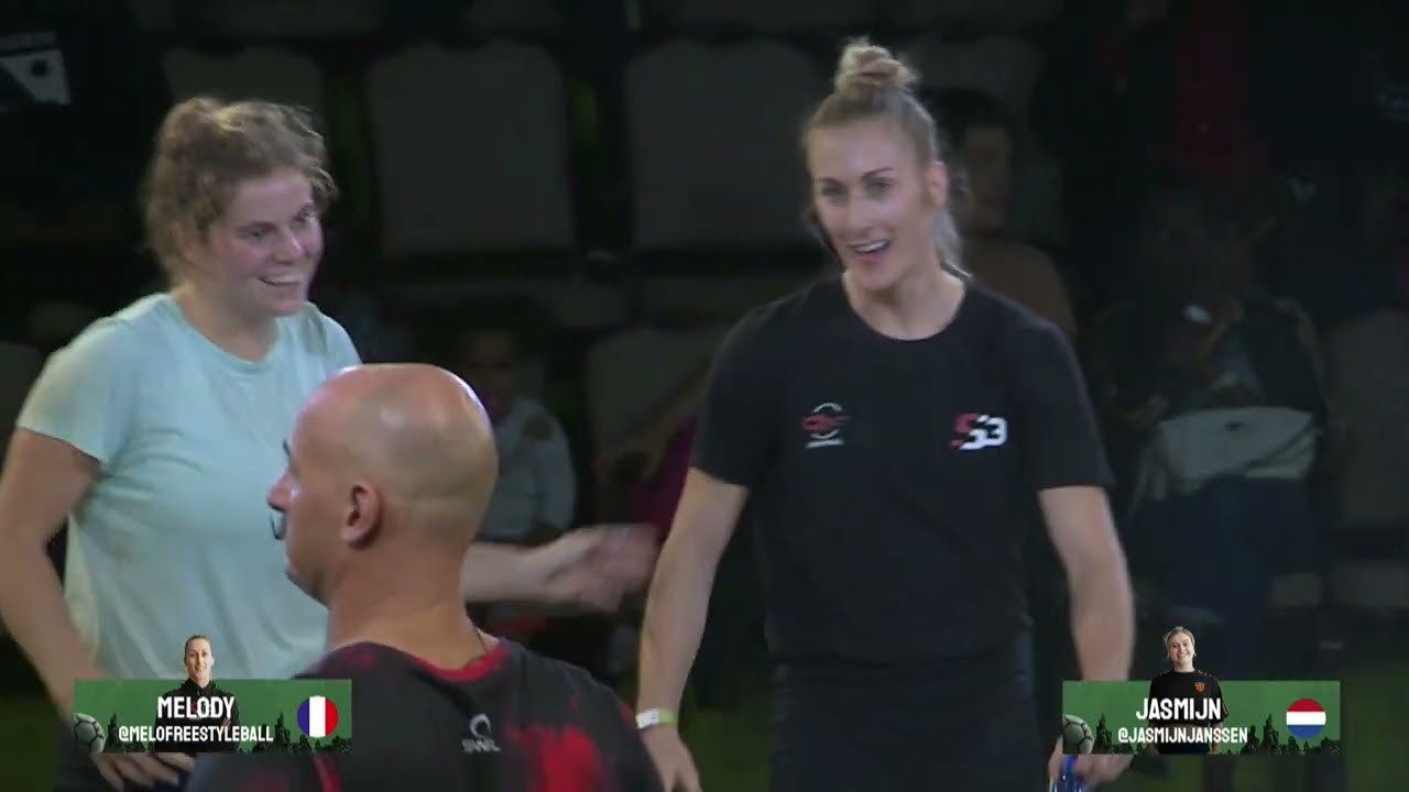 World Freestyle Football Championship 2023 🇰🇪 |  Women's Semifinal: Jasmijn vs M&eacute;lody