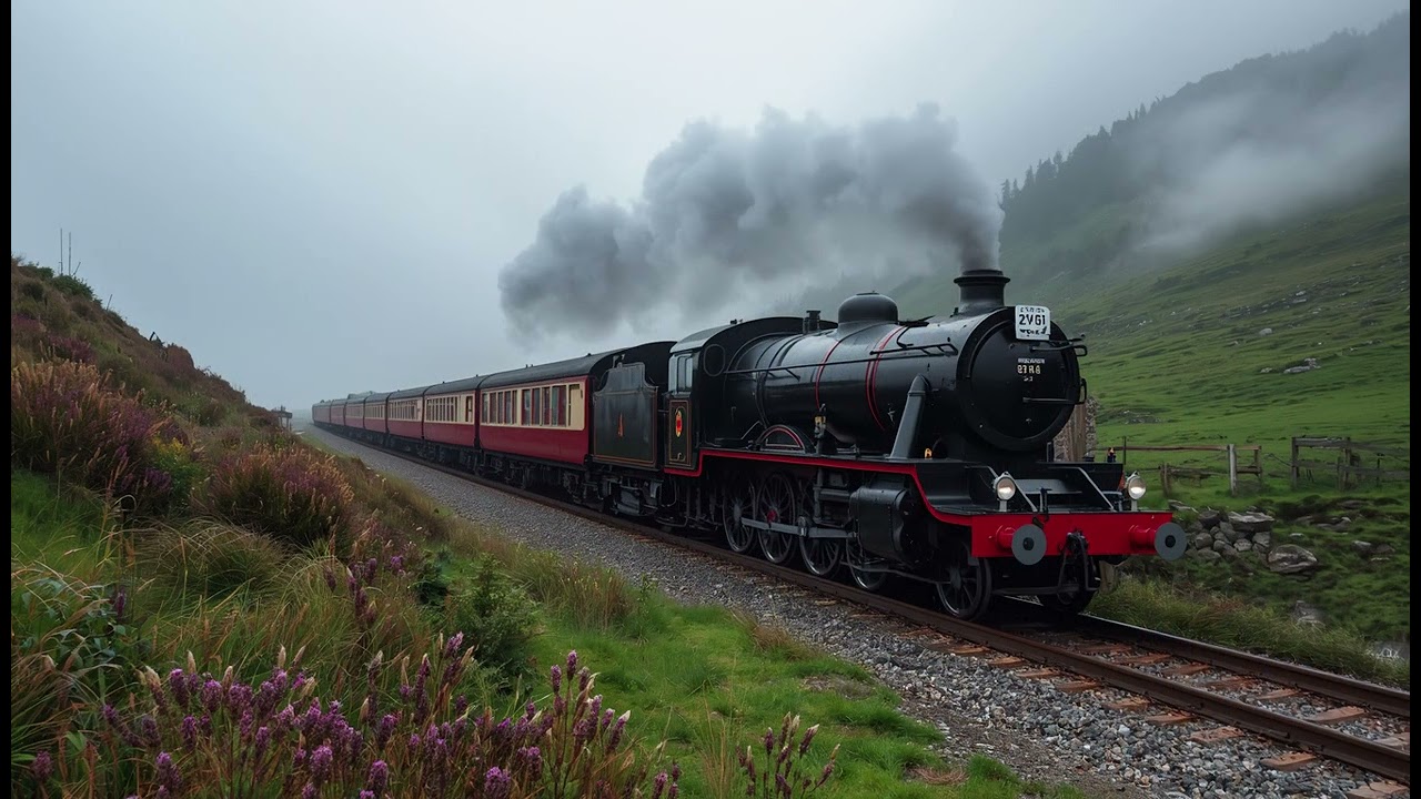 [1-hour] Stress Relief Relaxing Music [Train journey]