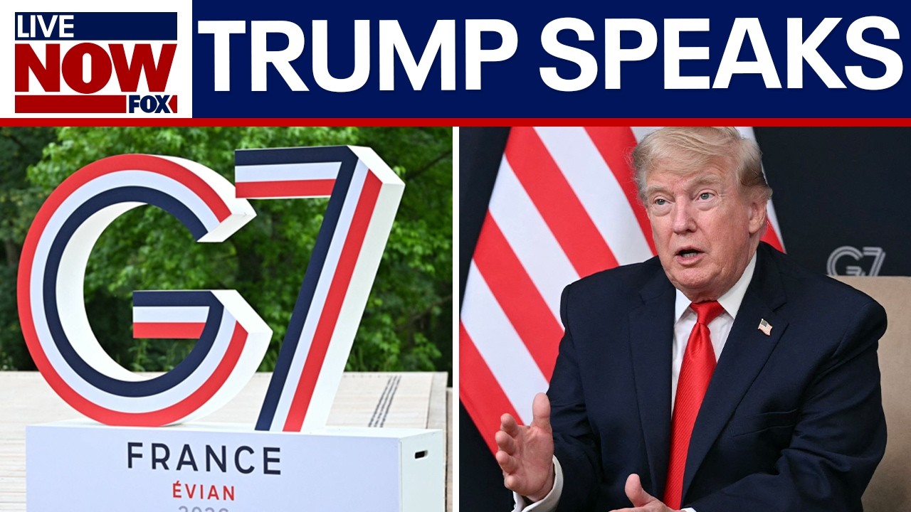 LIVE: Trump addresses press at conclusion of G7 Summit amid Iran deal