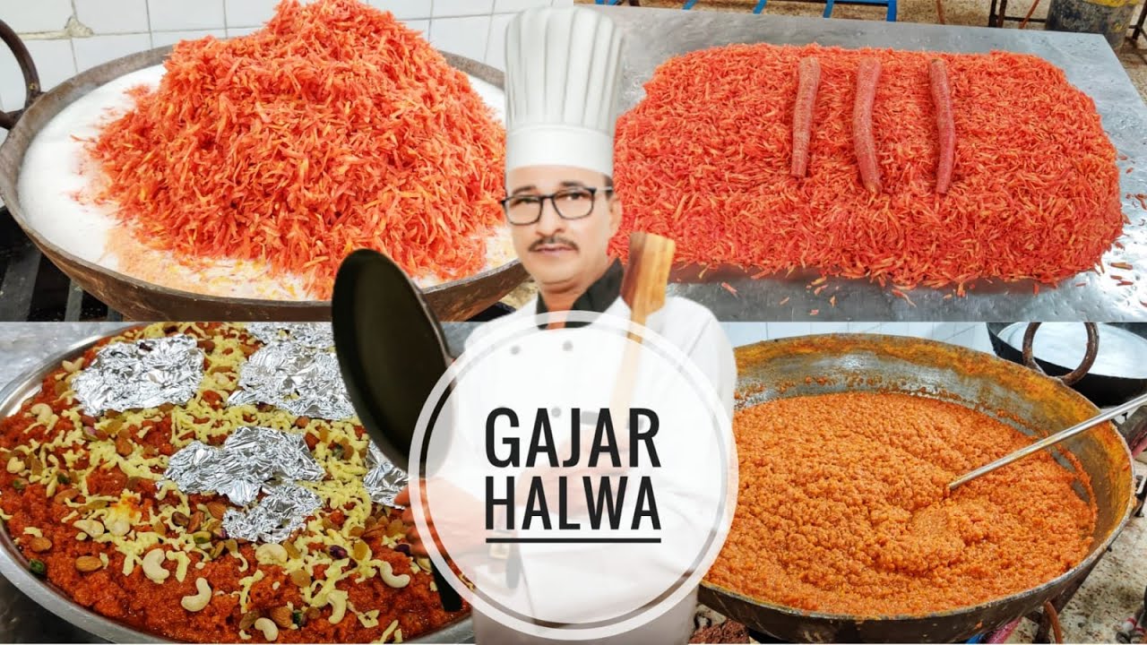 30-Kg Shahi Gajar ka Halwa शाही गजर का हलवा हलवाई के टीप के साथ