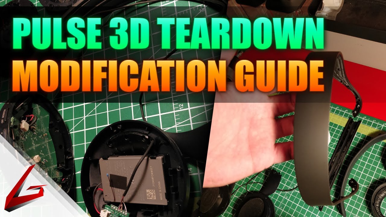 PULSE 3D WIRELESS HEADSET TEARDOWN GUIDE - HOW TO MAKE YOUR HEADSET BLACK!