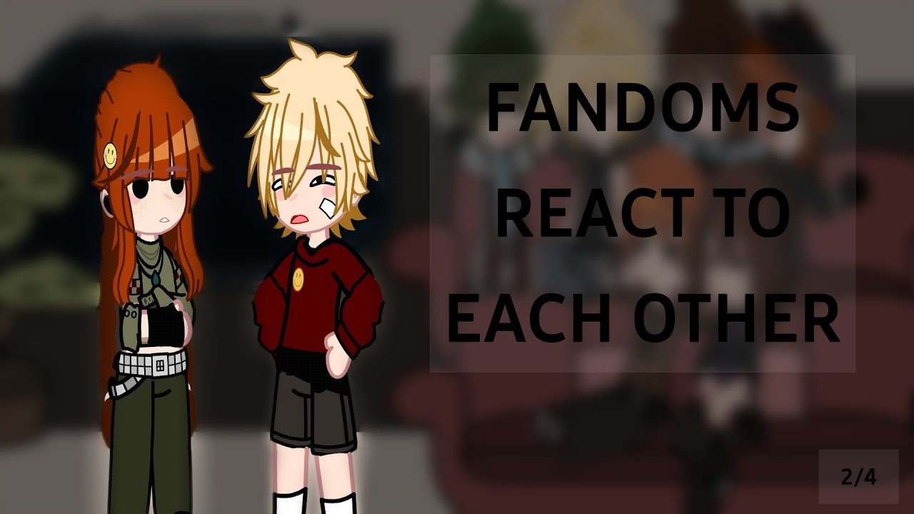 FANDOMS REACT TO EACH OTHER || 2/4 || video speed 2x ||Sbg, bnha, bsd, shamless