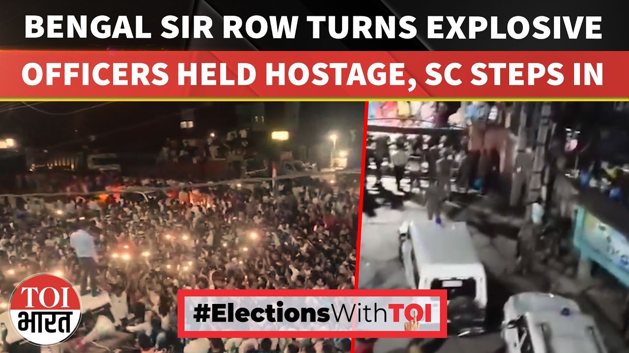 Bengal SIR Turns Violent: Judicial Officers Held Hostage, SC Orders Protection | #electionswithtoi