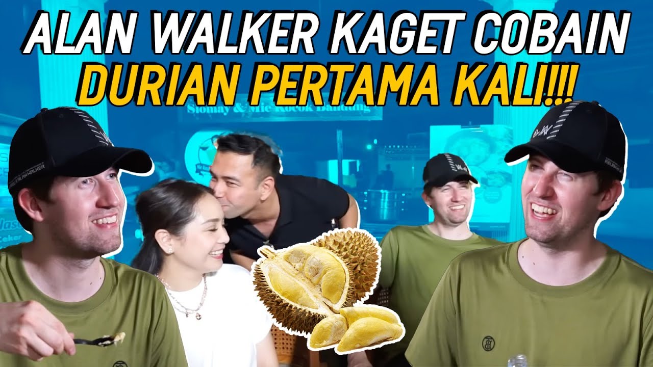NAGITA SHOCK TAPI NGAKAK!!ALAN WALKER BERANI HABISIN DURIAN, KUE CUBIT & AIR TEBU..