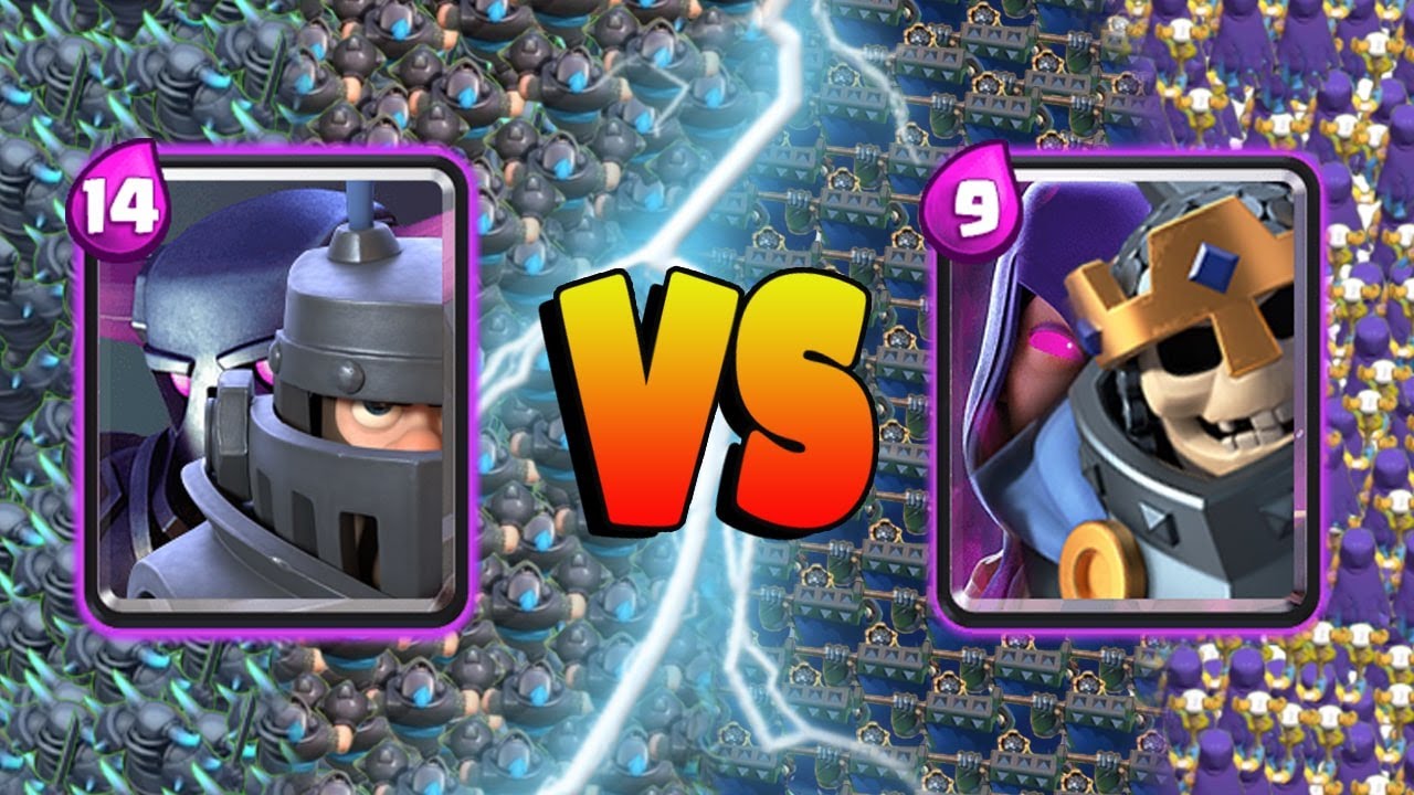 PEKKA + MEGA KNIGHT 🆚 SKELETON KING + WITCH