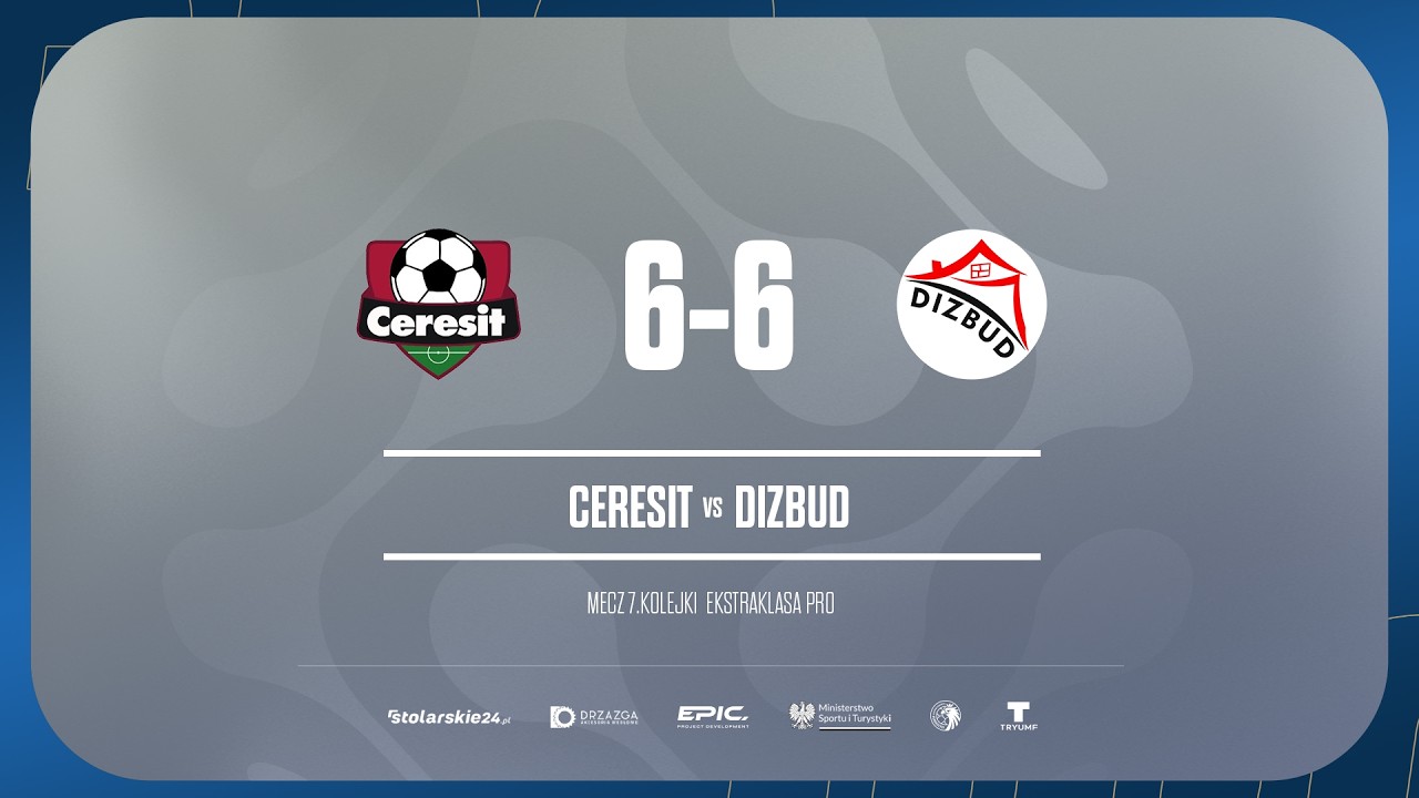 Skrót | CERESIT - DIZBUD 6:6 | PRO LIGA, Sezon Zima 2026 - 19.02.2026