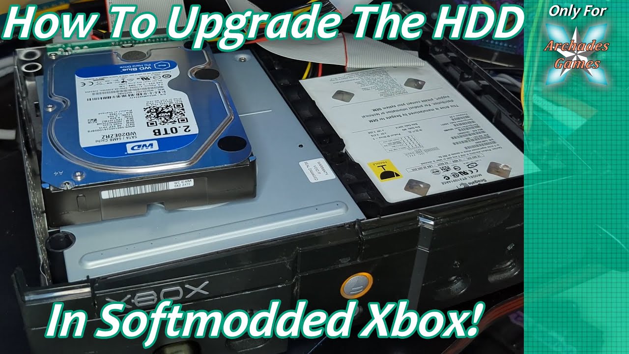 Как обновить HDD (жесткий диск) на Xbox с софтмодом!