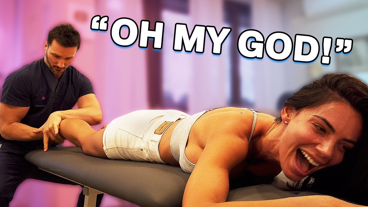 CRAZY REACTIONS from NEW YORK MODEL while I CRACK HER BONES