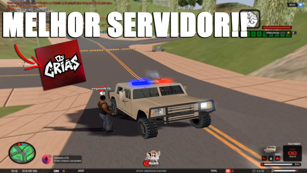 O MELHOR SERVIDOR PARA COMEÇAR NO SAMP - GTA RP