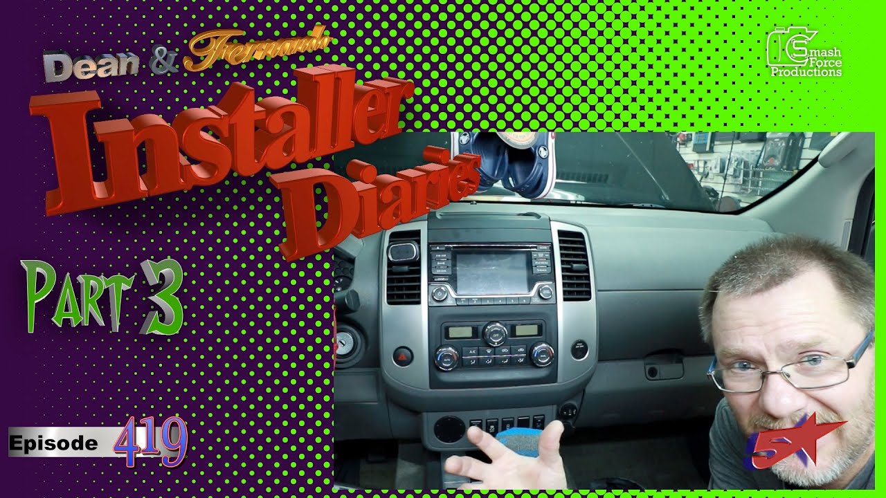 taking apart the dash and rear speakers go in Nissan Frontier diaries part 3