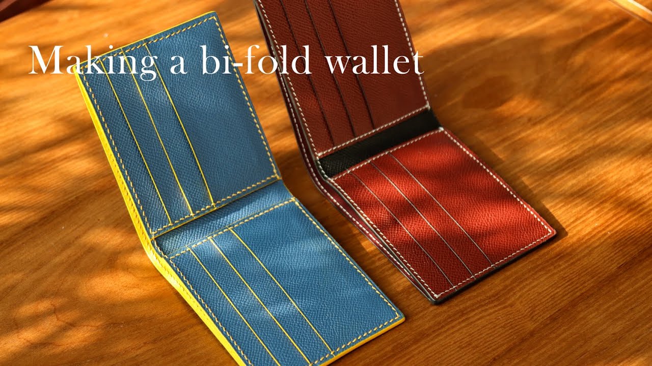 [手工皮具diy] Leathercraft—Handmade bi-fold wallet