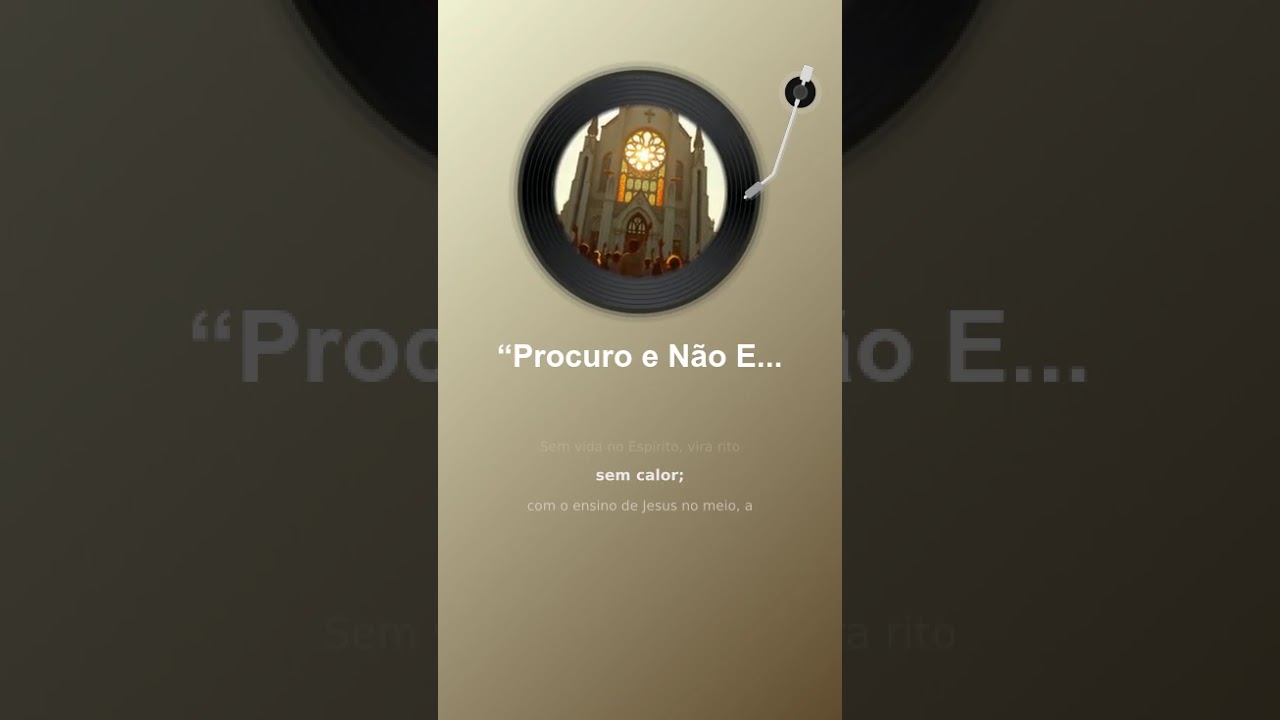 “Procuro e Não Encontro” clamor e confronto