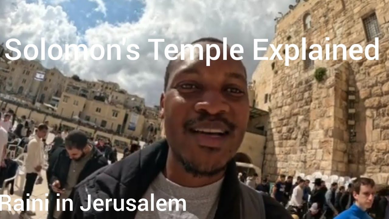 Solomon's Temple and Western wall of Jerusalem explained//JERUSALEM ISRAEL.
