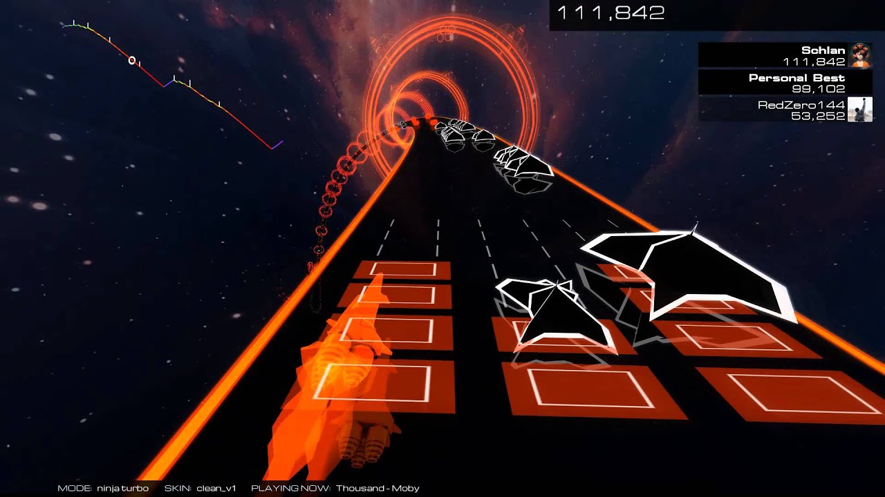 Moby - Thousand (Audiosurf 2, Ninja Turbo, Stealth)