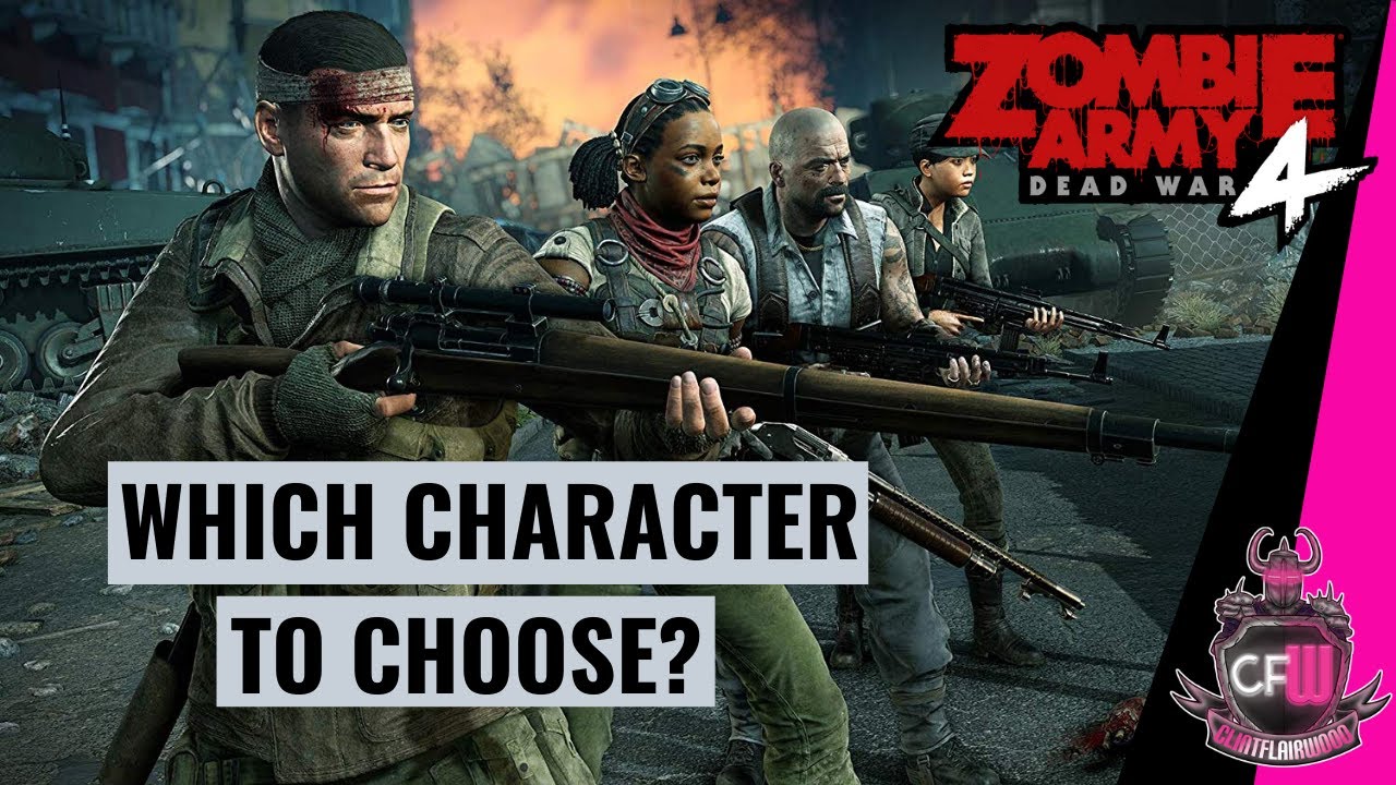 Zombie Army 4 - Character Breakdown | Best For Campaign and Horde Modes