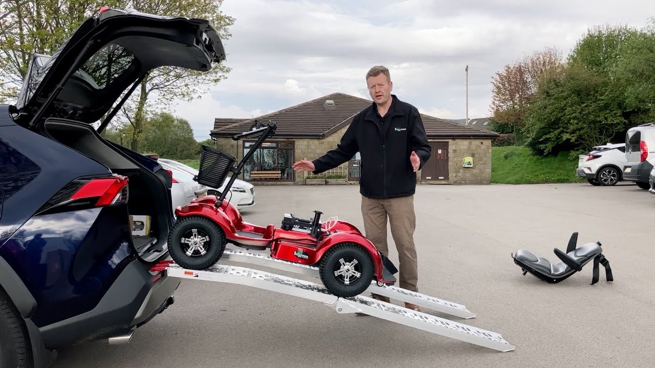 How to Load a Single Seat Golf Cart into a Car