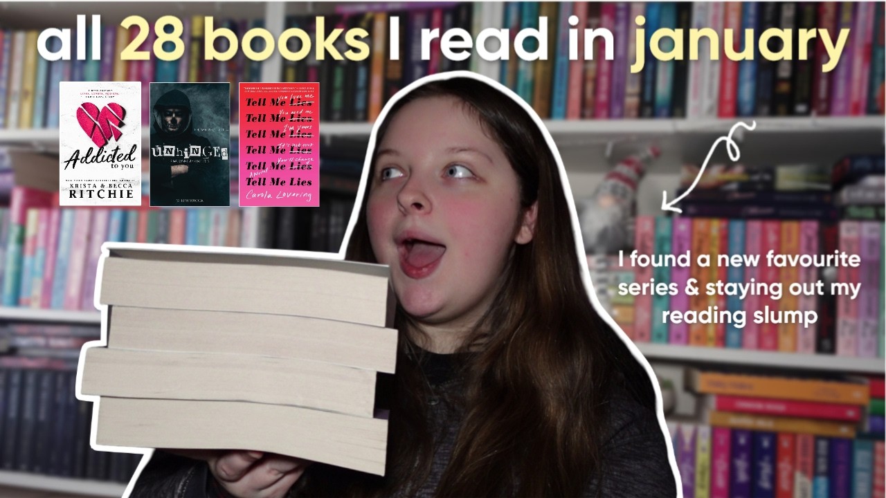 let's talk about the 28 books I read in January! 📚✨ *reading wrap-up*