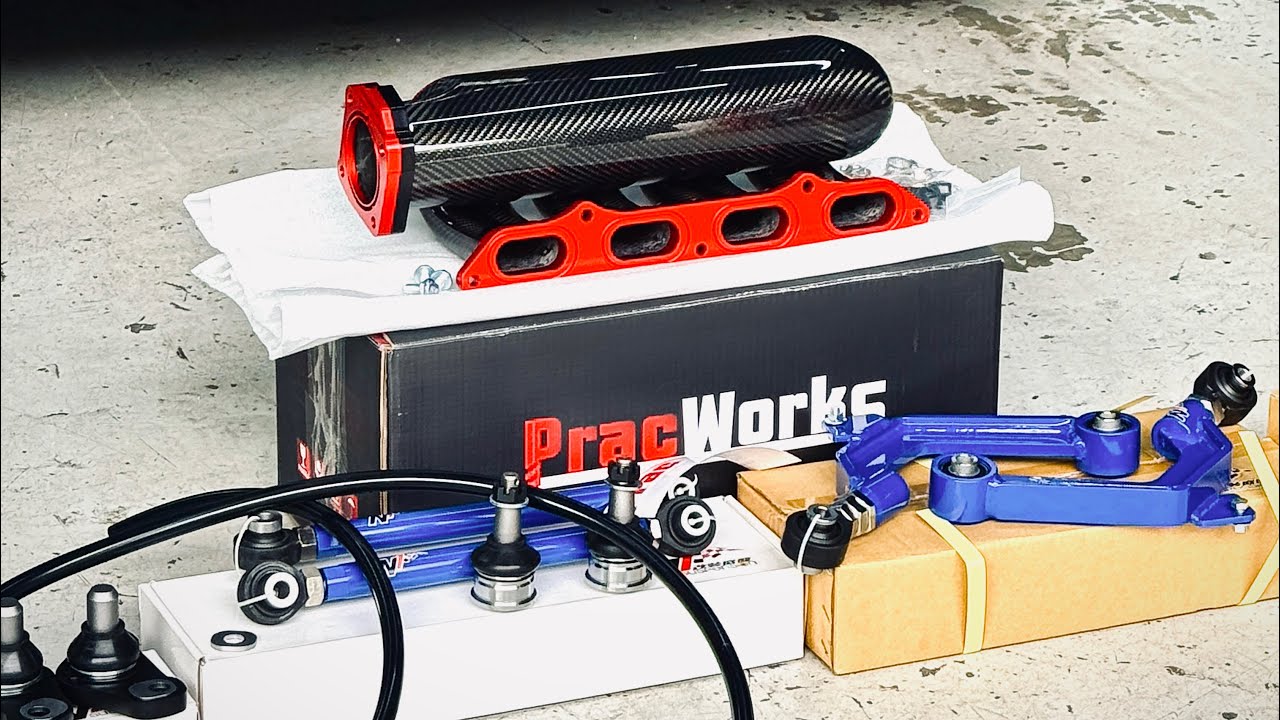 Honda Civic Type R FL5 with Pracworks Carbon Intake and N1 Suspension Arms.