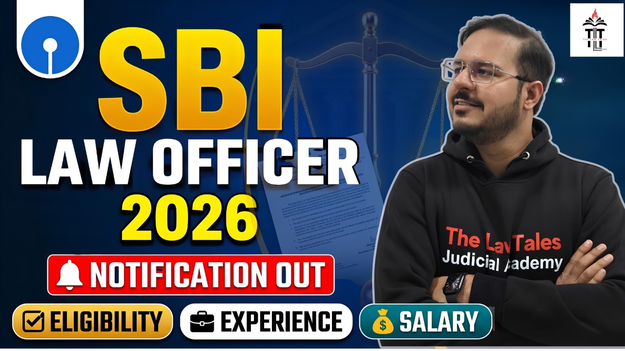 SBI Law Officer 2026 Notification Explained | Eligibility, Experience & Salary