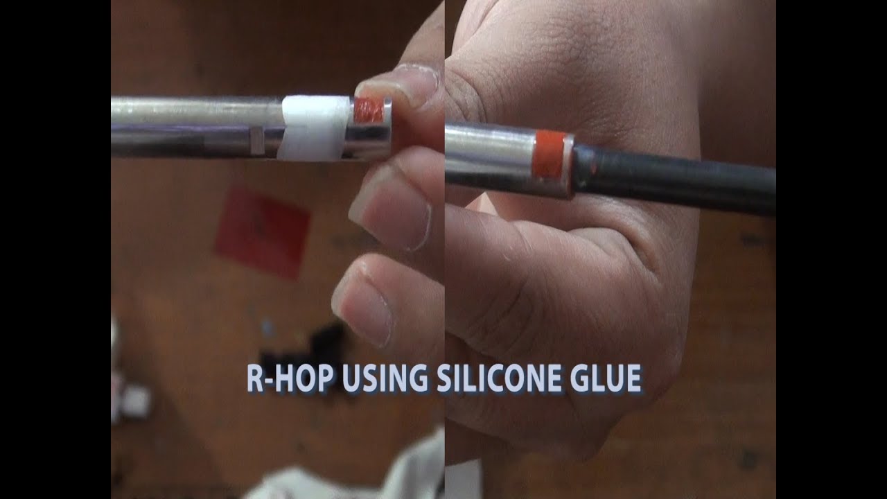 R-Hop using Silicone Glue DIY Hopup AEG