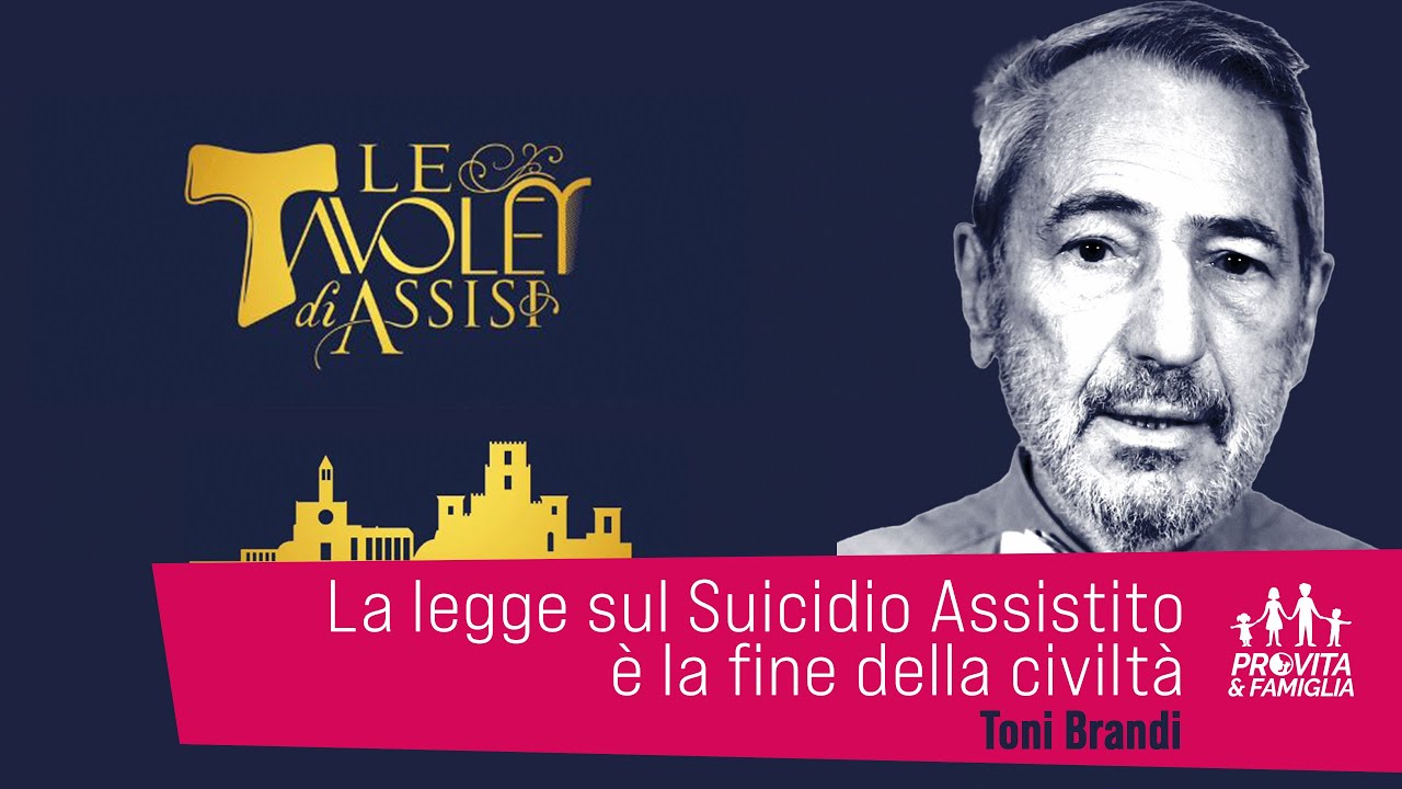 La legge sul Suicidio Assistito &egrave; la fine della civilt&agrave;.