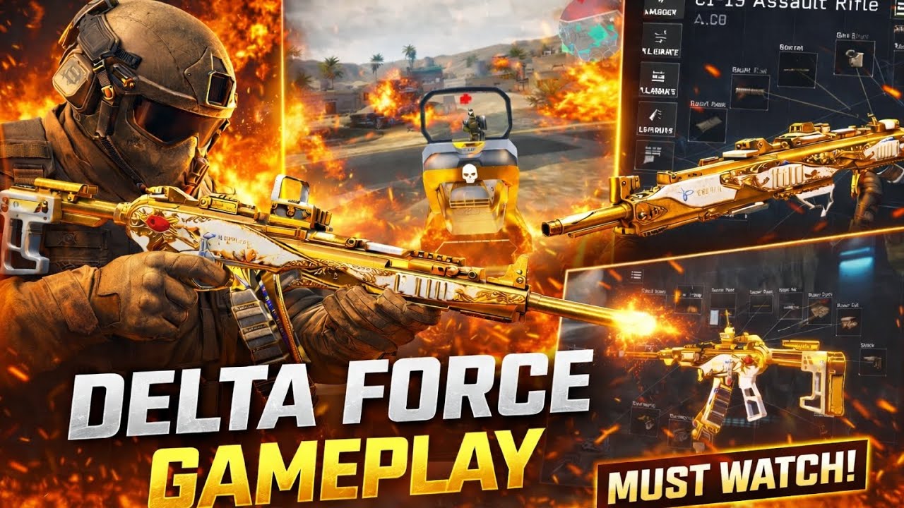 Delta Force 🔥 Insane Golden CI-19 Gameplay!