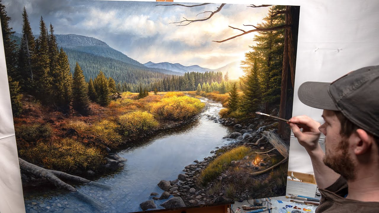 Landscape Painting Time-lapse | 