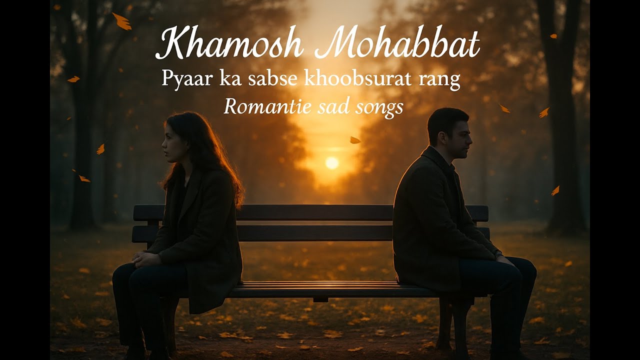 Khamosh Mohabbat 💔| Best Hindi Sad Songs | The Pain of Unspoken Love | Romantic sad songs | 4K Video