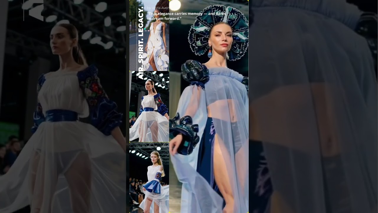 Ukrainian Couture | Modern Elegance Reimagined | The Power of Sheer and Symbolism #fashion