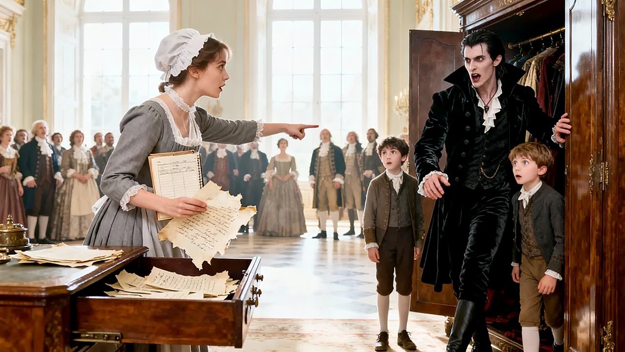 A Widowed Vampire King Hid to Test His Lover with His Sons — But the Cleaning Lady Uncovered...