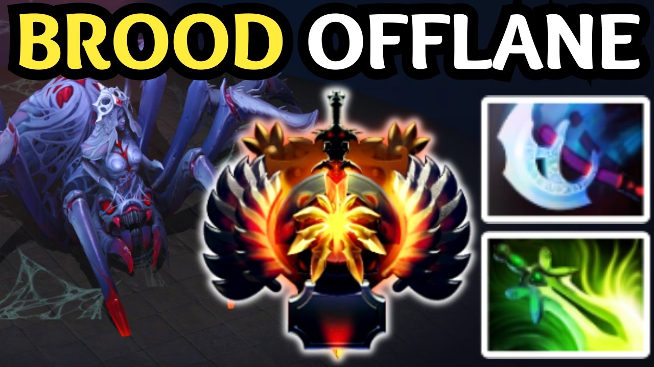 🔥 0 DEATH META BROODMOTHER OFFLANE — UNSTOPPABLE WEB CONTROL | DOTA 2 🔥