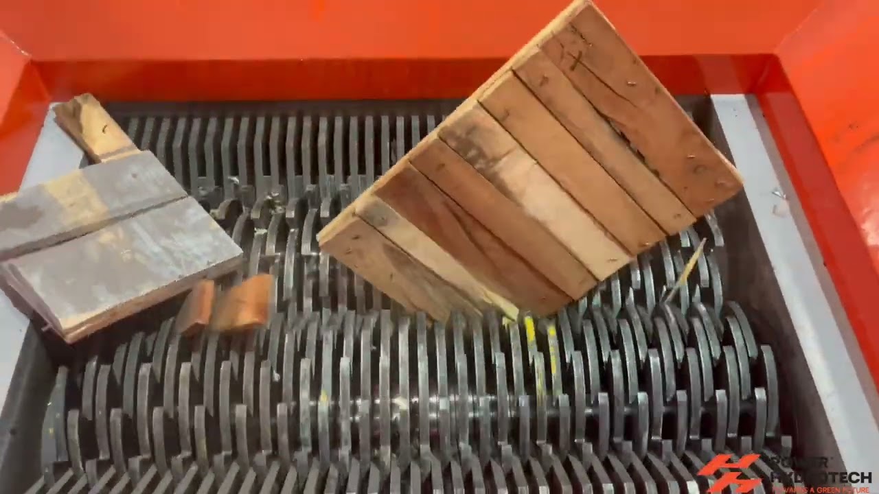 Heavy Duty Double Shaft Shredder Machine for Multiple Solid Waste, Wood Shredder