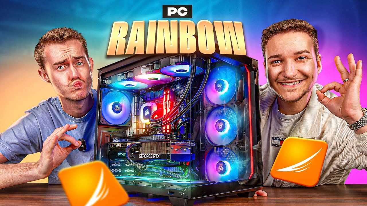 Le PC Gamer RAINBOW de chez FlowUP avec la RTX 5070 Ti ! (+tests en jeux)