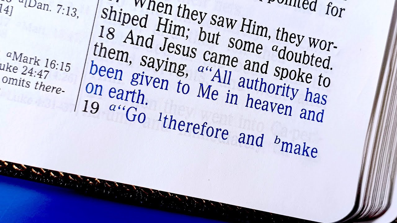 Matthew 28:18