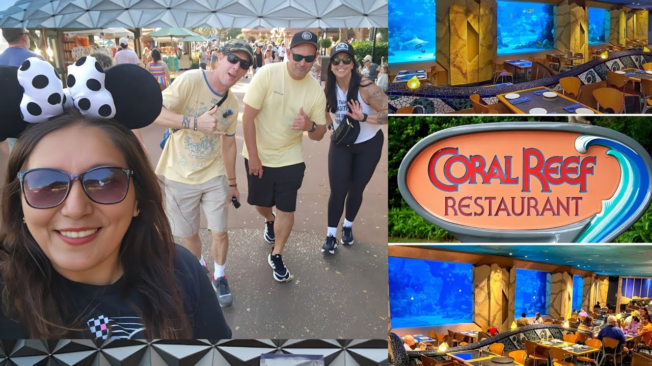 Eating at The Coral Reef | Disney world's Aquarium Restaurant and More!